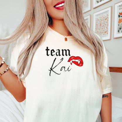 Kai Parker Tshirt, TVD shirt,  Team Kai Shirt, TVD merch, The Vampire Diaries, Tvd apparel, Salvatore Brothers, TVD fan gift