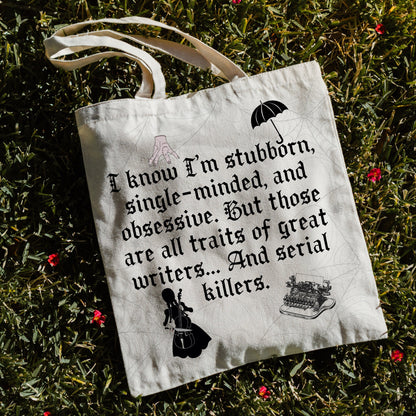 Wednesday Addams tote bag, Nevermore academy, Wednesday Addams tote bag, Goth book bag, Wednesday Addams grocery bag, Horror tote bag