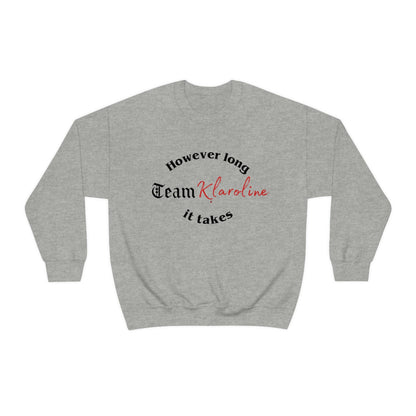 Team Klaroline Sweatshirt, TVD sweatshirt, Tvd merch, TVD apparel, Klaus Mikaleson, The Vampire diaries, TVD gift