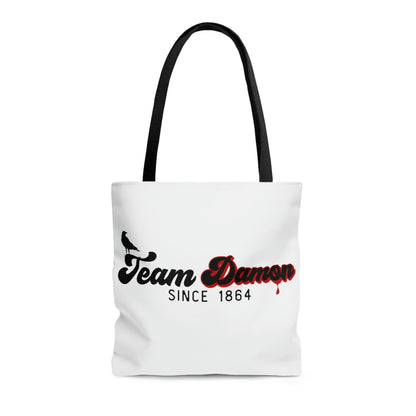 Tvd tote bagm, Damon Salvatore tote bag, Tvd fan gift, Tvd merch, Tvd shopping bag, Horror book bag, Horror merch, Salvatore brothers, Tvd