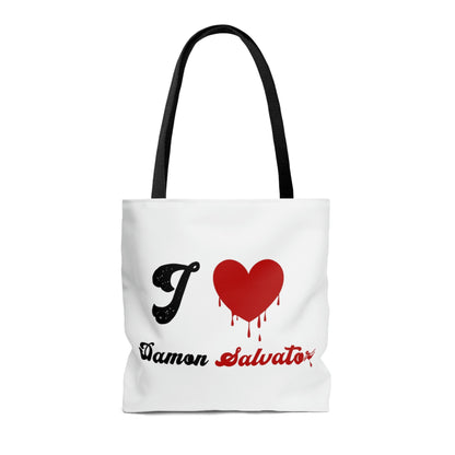 Tvd tote bagm, Damon Salvatore tote bag, Tvd fan gift, Tvd merch, Tvd shopping bag, Horror book bag, Horror merch, Salvatore brothers, Tvd