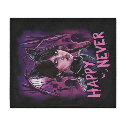 Wednesday Addams Blanket, Wednesday Addams kids blanket, Wednesday Addams, Nevermore Academy, Nevermore, Wednesday Addams merch