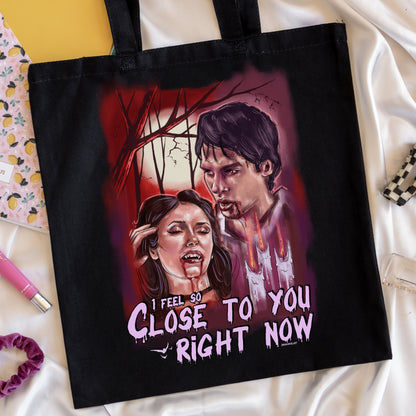 TVD Tote Bag, Damon Salvatore tote bag, Tvd tote bag, Tvd merch, Tvd shopping bag,  Salvatore brothers, Tvd fan gift