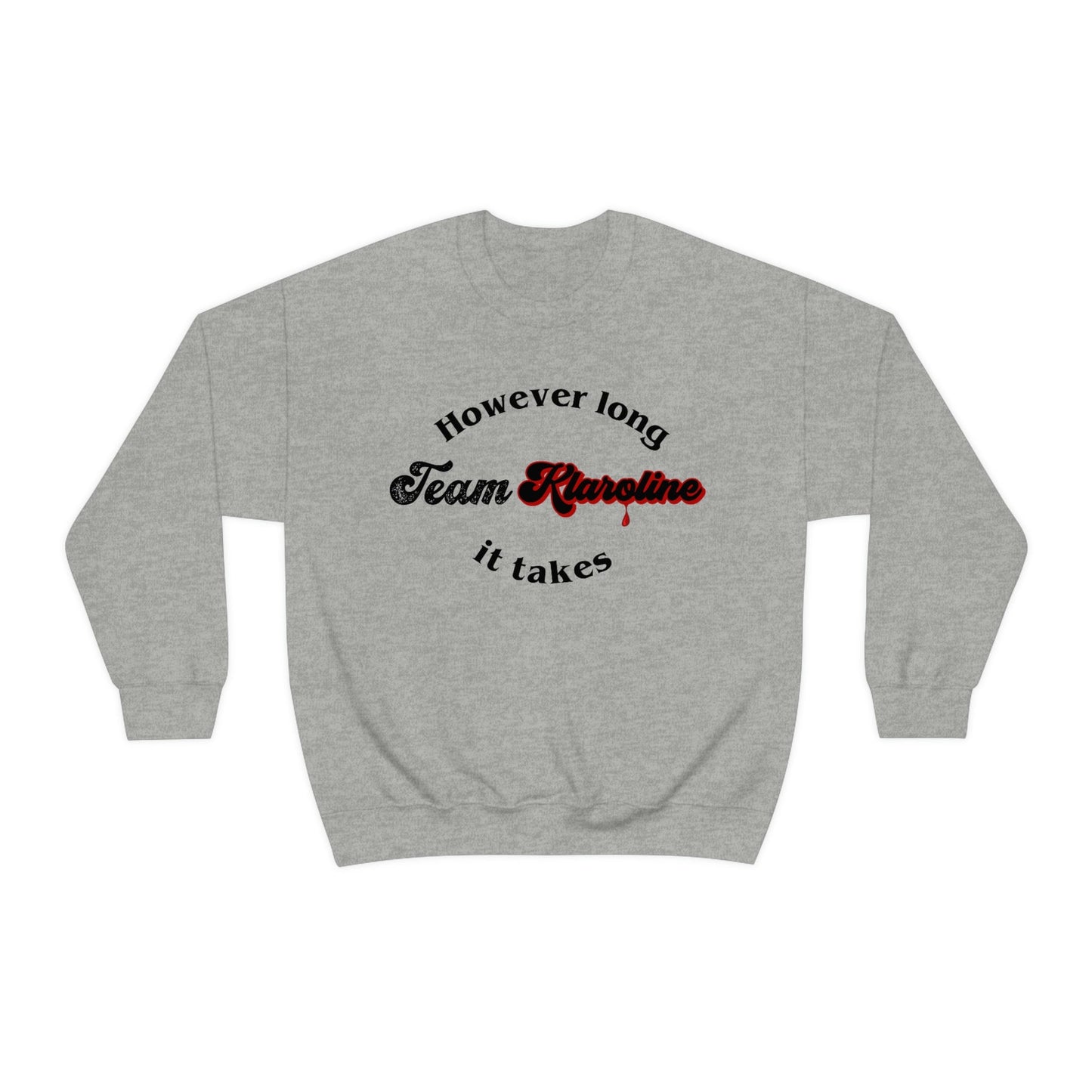 Team Klaroline Sweatshirt, TVD sweatshirt, Tvd merch, TVD apparel, Klaus Mikaleson, The Vampire diaries, TVD fan gift