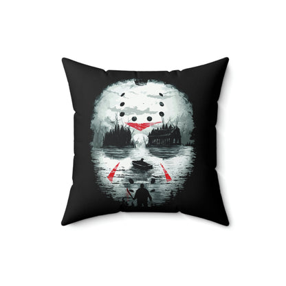 Friday the 13th pillow, Jason Pillow, Horror pillow, Horror decor, Halloween Decor, Halloween aesthetic, Halloween pillow