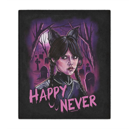 Wednesday Addams Blanket, Wednesday Addams kids blanket, Wednesday Addams, Nevermore Academy, Nevermore, Wednesday Addams merch