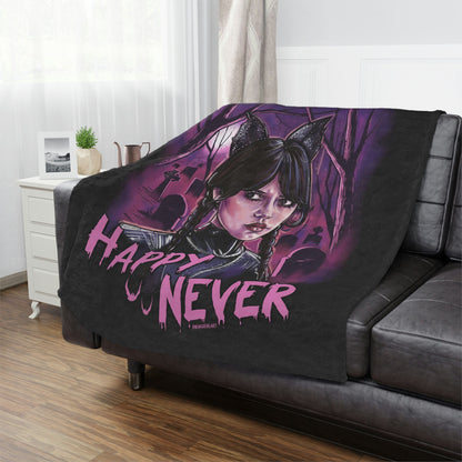 Wednesday Addams Blanket, Wednesday Addams kids blanket, Wednesday Addams, Nevermore Academy, Nevermore, Wednesday Addams merch