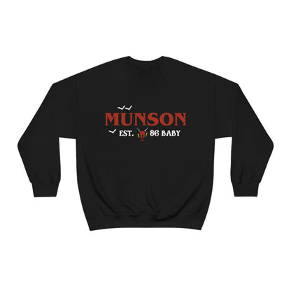 Eddie Munson Crewneck, Eddie Munson fan, Eddie Munson merch, Horror merch, Horror fan, Hawkins High, Eddie hoodie, 86 baby