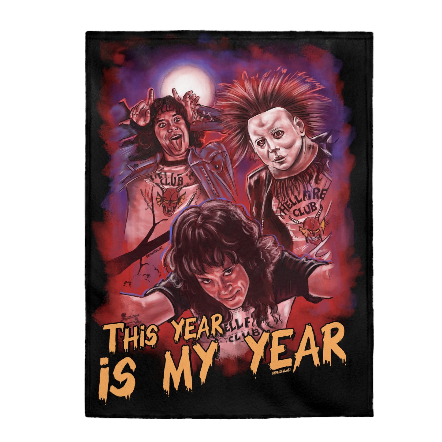 Eddie Munson Blanket, Eddie Munson, Eddie Munson Merch, Eddie Munson Fan gift