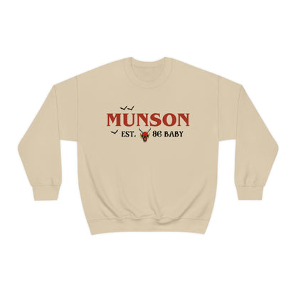 Eddie Munson Crewneck, Eddie Munson fan, Eddie Munson merch, Horror merch, Horror fan, Hawkins High, Eddie hoodie, 86 baby