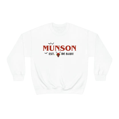 Eddie Munson Crewneck, Eddie Munson fan, Eddie Munson merch, Horror merch, Horror fan, Hawkins High, Eddie hoodie, 86 baby