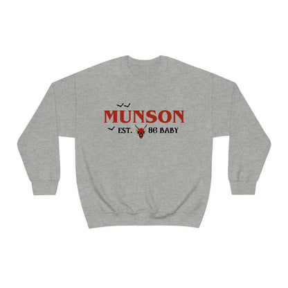 Eddie Munson Crewneck, Eddie Munson fan, Eddie Munson merch, Horror merch, Horror fan, Hawkins High, Eddie hoodie, 86 baby