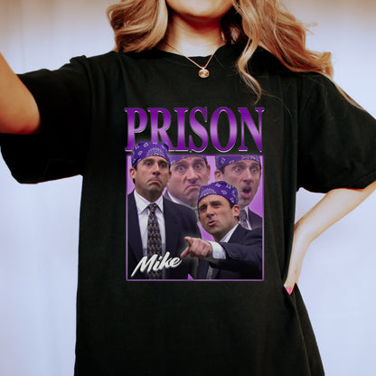 Prison Mike Shirt, Michael Scott Shirt, The Office Fan gift, Michael Scott Shirt, Funny Office Shirt, Dwight shirt, 90s hiphop tee