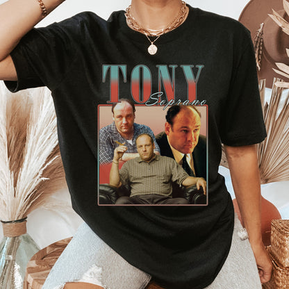 Tony Soprano Vintage T-Shirt, Gift For Women and Man Unisex T-Shirt, Sopranos T-shirt, 90s vintage tee