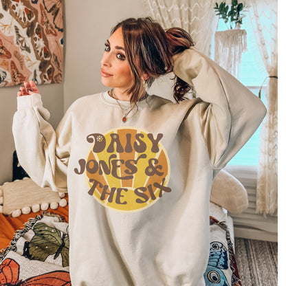 Daisy Jones & The Six Sweatshirt, Aurora World Tour, Billy Dune Sweatshirt, Vintage Daisy Jones, Retro Concert Sweatshirt