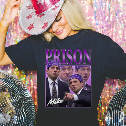 Prison Mike Shirt, Michael Scott Shirt, The Office Fan gift, Michael Scott Shirt, Funny Office Shirt, Dwight shirt, 90s hiphop tee