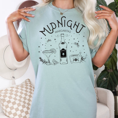 Midnight Margaritas Shirt, Witchy Halloween Shirt, Practical Magic Tee, Witch Vibes, Tequila Tee,Halloween Tee, Halloween Witches Shirt