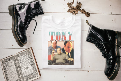 Tony Soprano Vintage T-Shirt, Gift For Women and Man Unisex T-Shirt, Sopranos T-shirt, 90s vintage tee