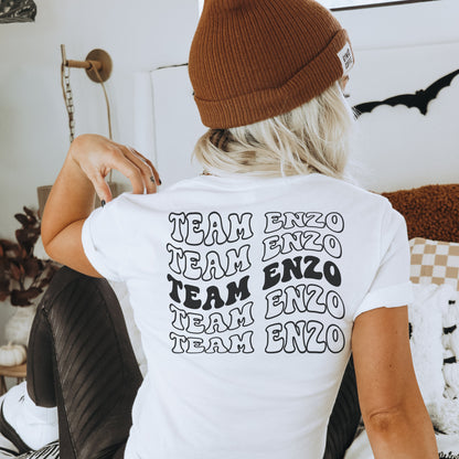 Team Enzo shirt, Enzo TVD, Tvd merch, Tvd shirt, Mystic Falls, The Vampire diaries, Tvd fan gift, Mystic Falls shirt