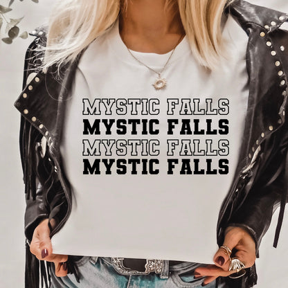 Mystic Falls shirt, Damon Salvatore shirt,TVD Shirt, Stefan Salvatore, TVD merch, Tvd fan gift, Mystic Falls merch, TVD merch