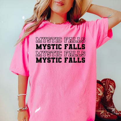 Mystic Falls shirt, Damon Salvatore shirt,TVD Shirt, Stefan Salvatore, TVD merch, Tvd fan gift, Mystic Falls merch, TVD merch