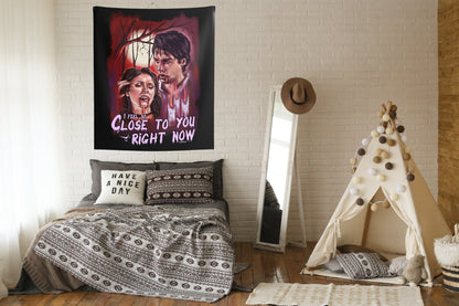 TVD Indoor Tapestry, TVD merch, The Vampire Diaries, Tvd gift, Damon Salvatore, Elena Gilbert, Tvd home decor, Team Delena