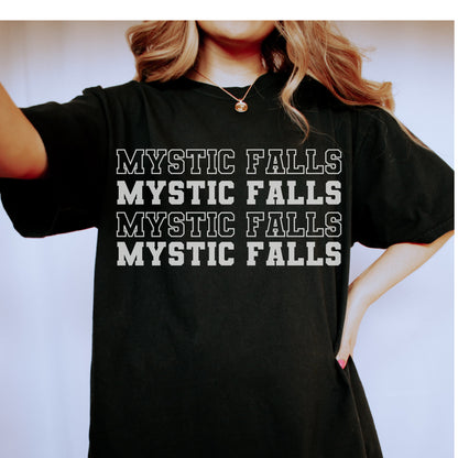 Mystic Falls shirt, Damon Salvatore shirt,TVD Shirt, Stefan Salvatore, TVD merch, Tvd fan gift, Mystic Falls merch, TVD merch