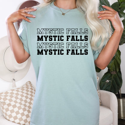 Mystic Falls shirt, Damon Salvatore shirt,TVD Shirt, Stefan Salvatore, TVD merch, Tvd fan gift, Mystic Falls merch, TVD merch