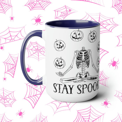 Halloween Mug, Spooky Season Mug, Pumpkin Mug, Skeleton Mug, Stay Spooky Mug, Horror Mug, Halloween gift