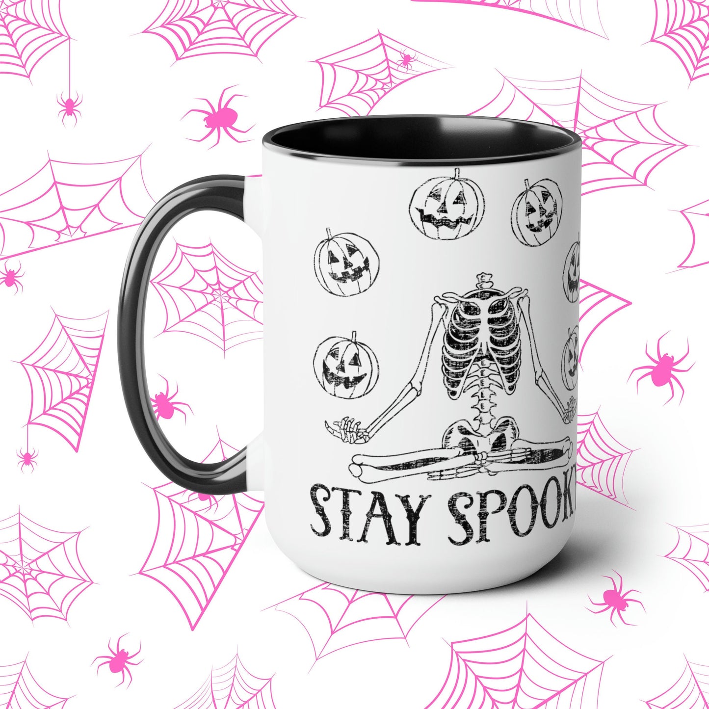 Halloween Mug, Spooky Season Mug, Pumpkin Mug, Skeleton Mug, Stay Spooky Mug, Horror Mug, Halloween gift