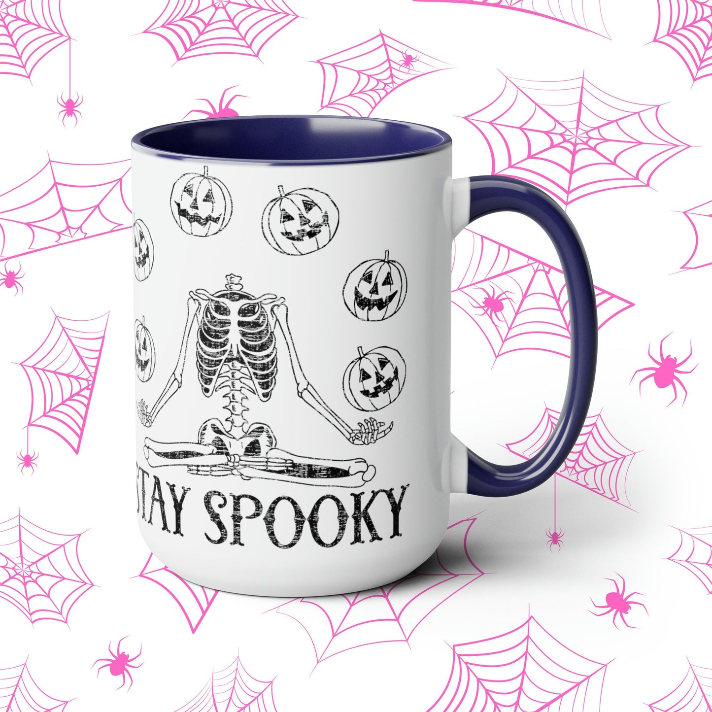 Halloween Mug, Spooky Season Mug, Pumpkin Mug, Skeleton Mug, Stay Spooky Mug, Horror Mug, Halloween gift