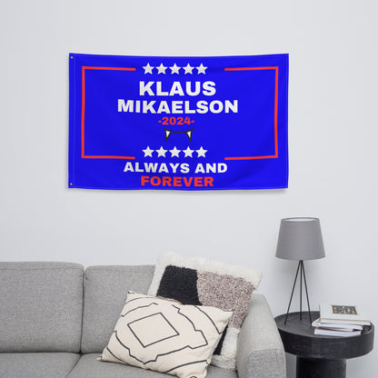 Klaus Mikaelson Flag, Klaus Mikaelson merch, TVD tapestry, TVD room decor, Tvd dorm flag, Tvd gift, Team Klaus Funny tvd gift