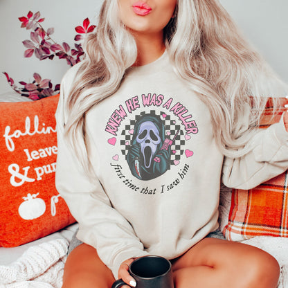 Taylor Halloween Crewneck Halloween Swiftie Sweater, Taylor merch, Reputation era shirt, Swiftie fan merch, Ghostface shirt