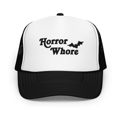 Halloween Trucker Hat, Embroidered, Horror Hat, Retro Fall Hat