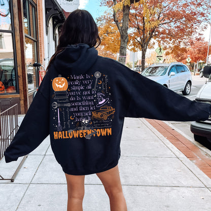 Halloweentown shirt, Halloweentown university, Vintage Halloween Sweater, Halloween Town sweater, Retro halloweentown