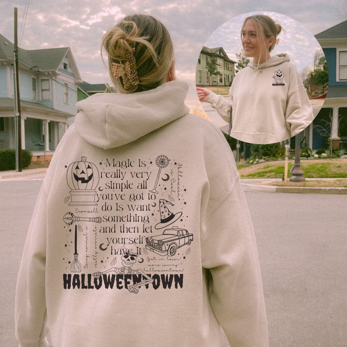 Halloweentown shirt, Halloweentown university, Vintage Halloween Sweater, Halloween Town sweater, Retro halloweentown