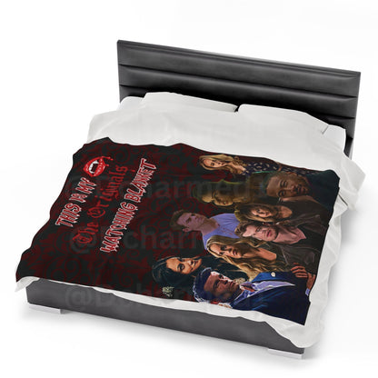 The Originals Blanket, TVD watching Blanket, TVD merch, Tvd fan gift, The Vampire diaries, Damon Salvatore blanket, Klaus Mikaelson