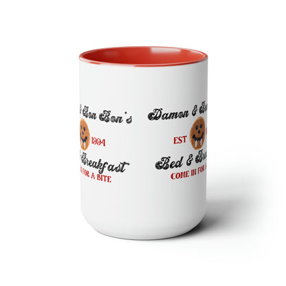 TVD mug, TVD gift, Mystic Falls Mug, TVD merch, Caroline Forbes merch, Burn it, Salvatore brothers, Damon and Bonnie