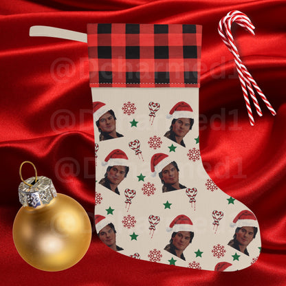 TVD xmas stocking, Damon Salvatore stocking, Damon Salvatore xmas gift, tvd merch, tvd fan gift, tvd xmas, Damon Salvatore merch