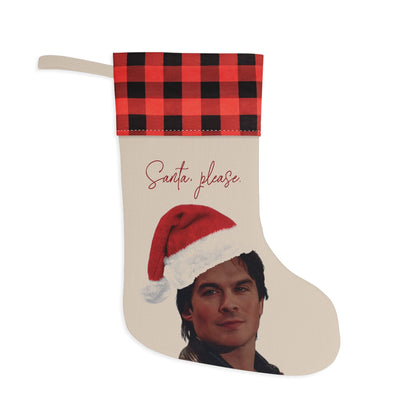 TVD xmas stocking, Damon Salvatore stocking, Damon Salvatore xmas gift, tvd merch, tvd fan gift, tvd xmas, Damon Salvatore merch